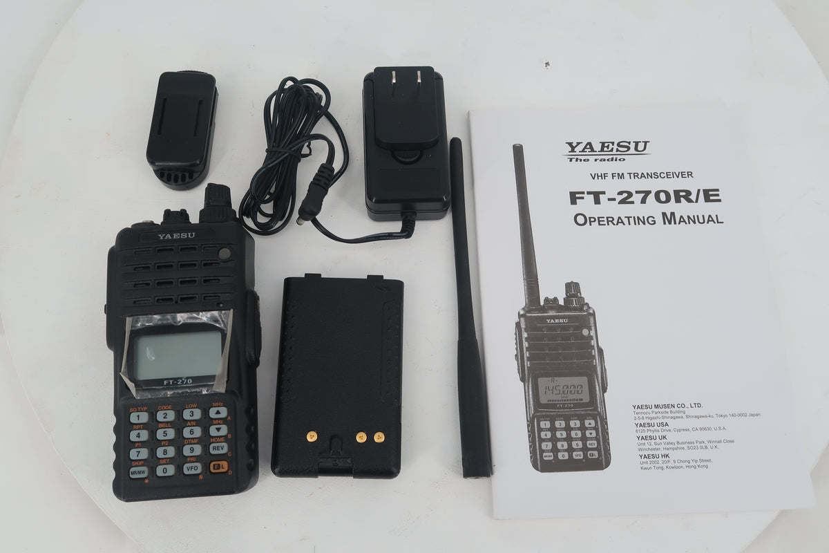 U20239 Used Yaesu FT-270R 2M VHF FM Handie-Talkie Transceiver