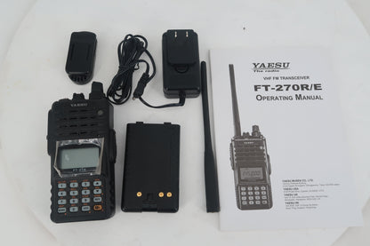 U20239 Used Yaesu FT-270R 2M VHF FM Handie-Talkie Transceiver