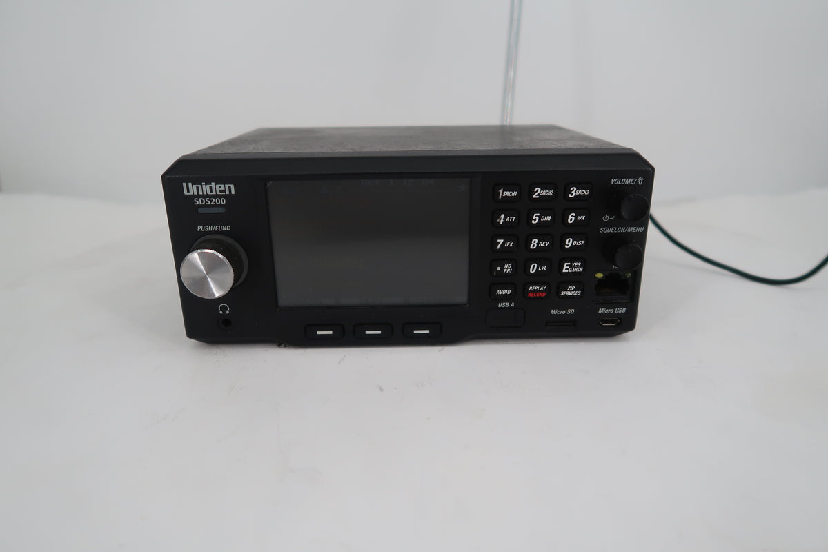 U20244 Used Uniden SDS 200 True I/Q Base/Mobile Scanner with Upgrades