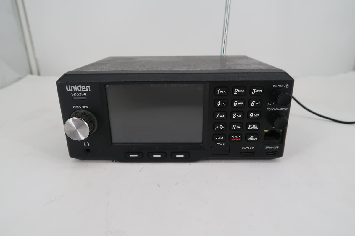 U20244 Used Uniden SDS 200 True I/Q Base/Mobile Scanner with Upgrades