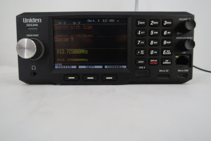 U20244 Used Uniden SDS 200 True I/Q Base/Mobile Scanner with Upgrades