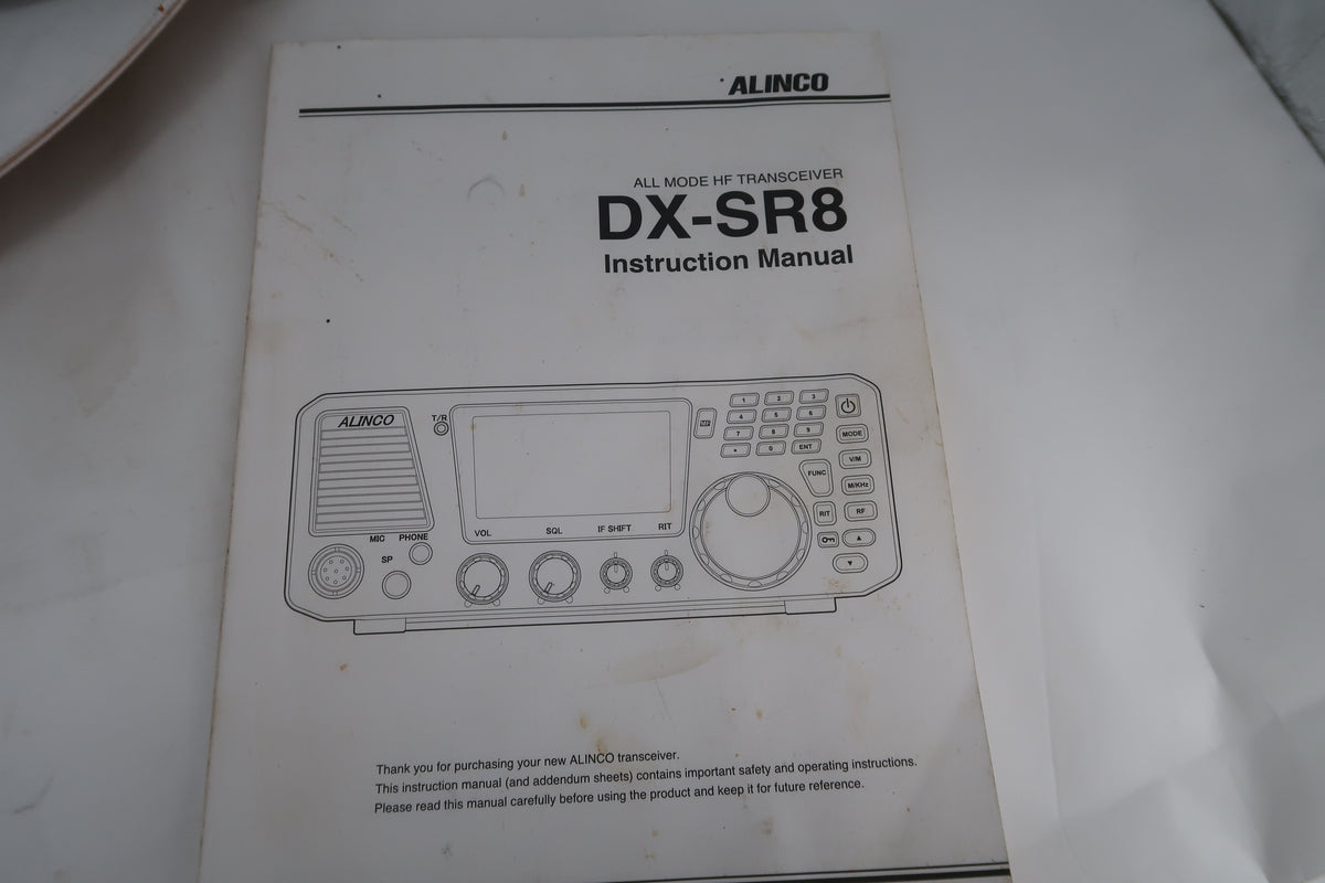 U20245 Used Alinco DX-SR8 HF All-Mode Transceiver