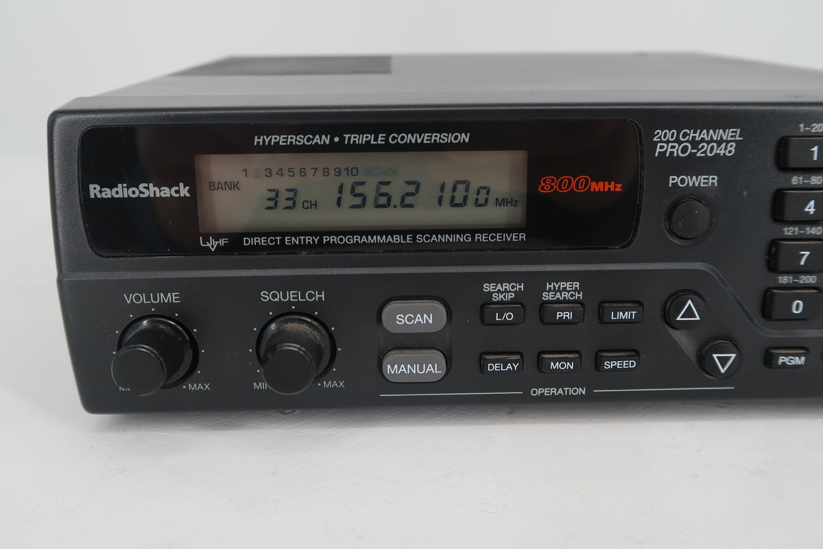 U20248 Used RadioShack Pro 2048 200 Channel Scanner