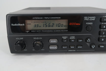 U20248 Used RadioShack Pro 2048 200 Channel Scanner