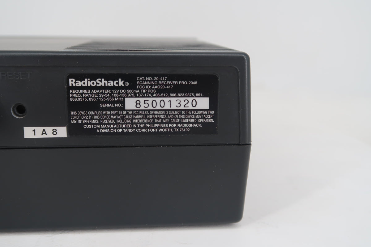 U20248 Used RadioShack Pro 2048 200 Channel Scanner