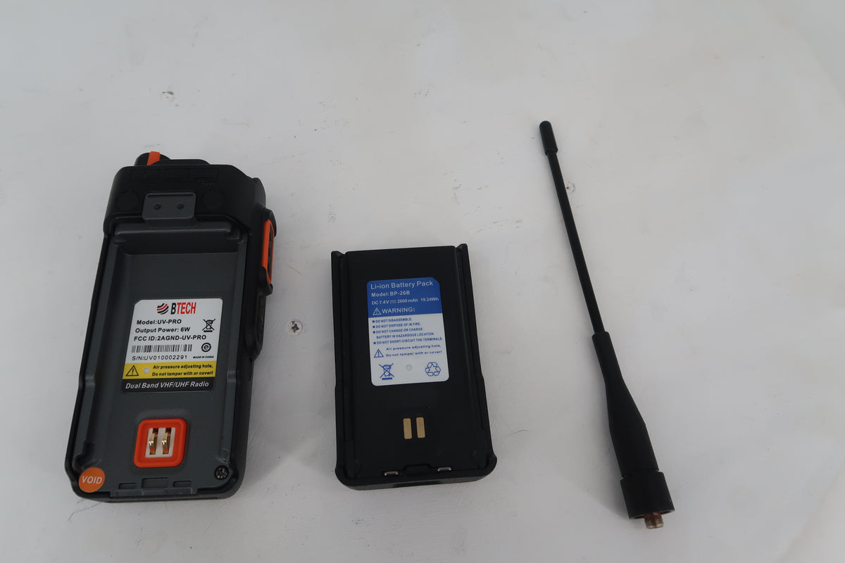 U20257 Used BTech UV-Pro VHF/UHF FM Handheld Transceiver