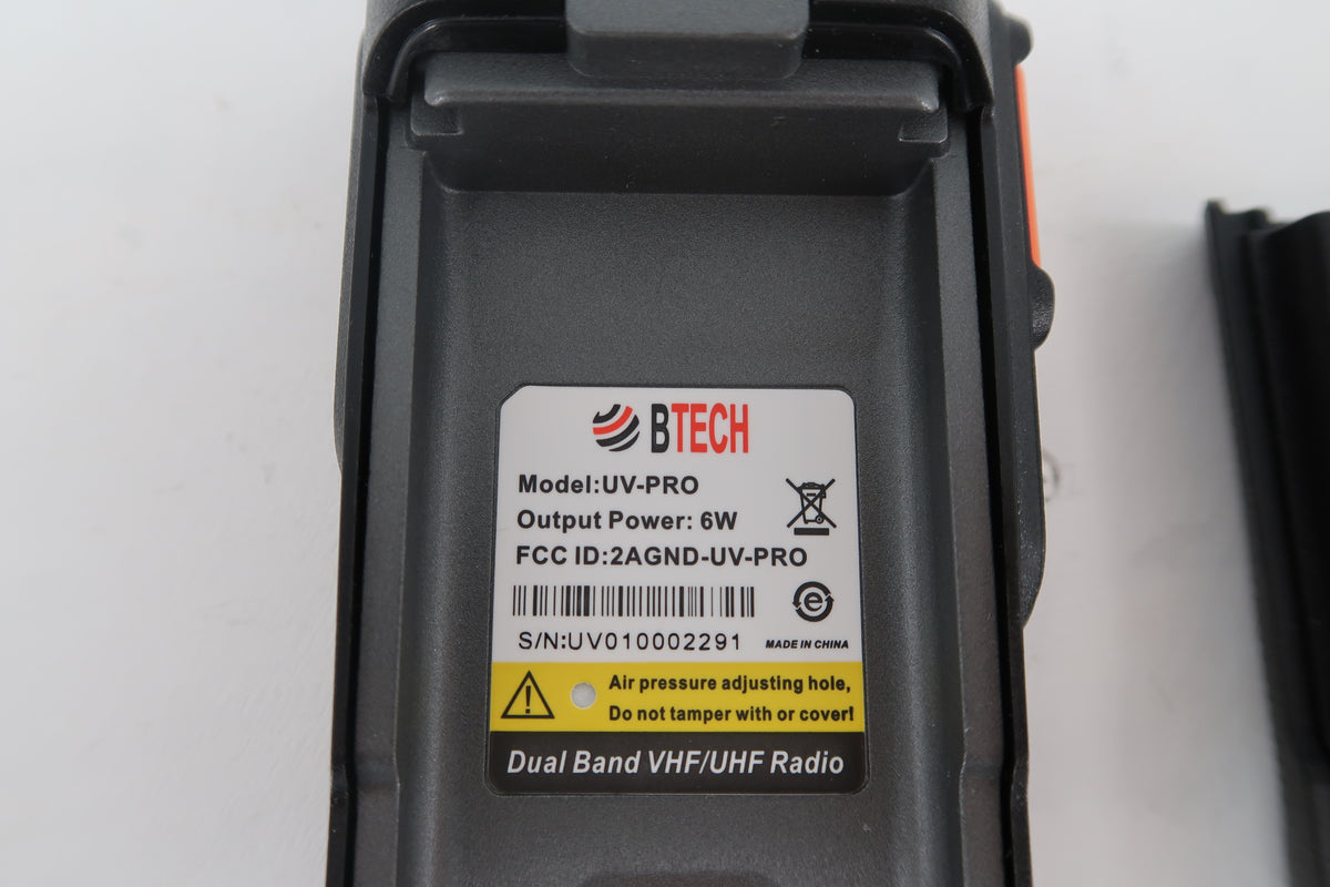 U20257 Used BTech UV-Pro VHF/UHF FM Handheld Transceiver