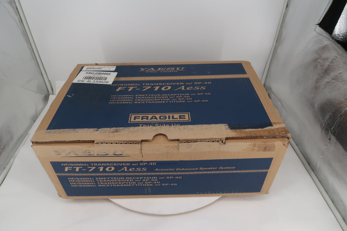 U20261 Used Yaesu FT-710 AESS HF/50MHz Transceiver w/SP-40 External Speaker