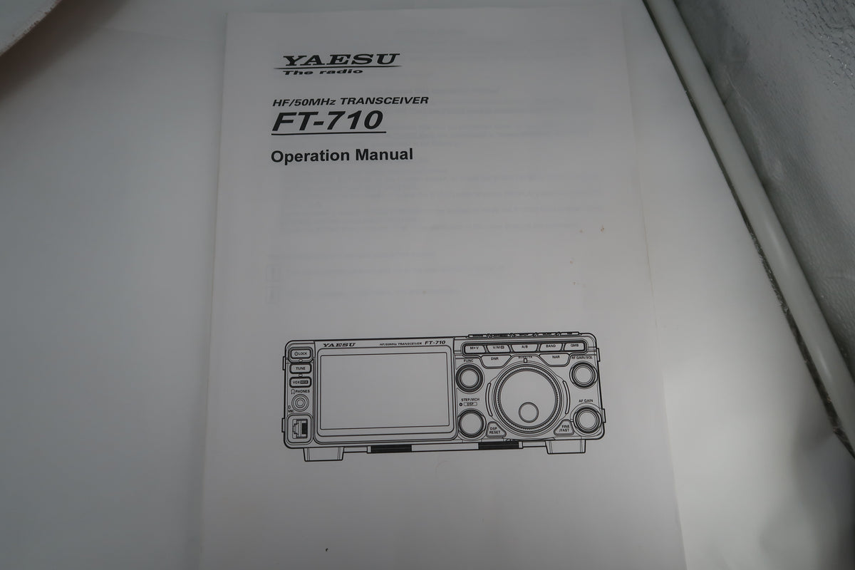 U20261 Used Yaesu FT-710 AESS HF/50MHz Transceiver w/SP-40 External Speaker