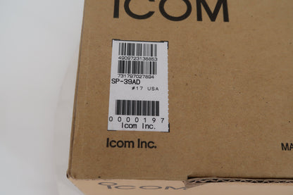 U20266 Used ICOM SP-39AD External Speaker with Power Supply for Icom R8600