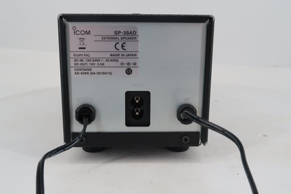 U20266 Used ICOM SP-39AD External Speaker with Power Supply for Icom R8600