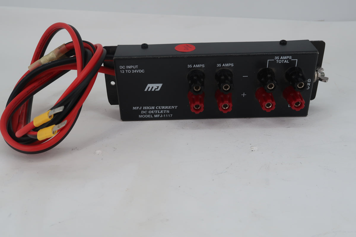 U20272 Used MFJ-1117 High Current DC Multi-Outlet DC Power Strip