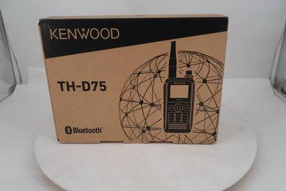 U20275 Used Kenwood TH-D75A 5W 144/244/430MHz Tri-Band Handheld Transceiver w/DSTAR