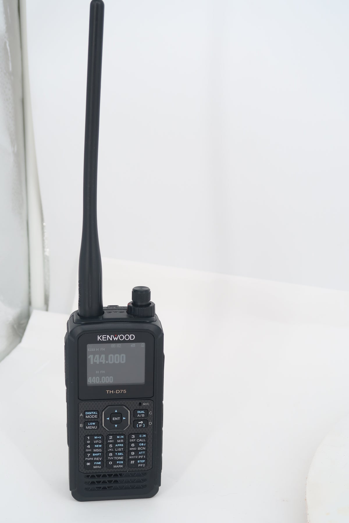 U20275 Used Kenwood TH-D75A 5W 144/244/430MHz Tri-Band Handheld Transceiver w/DSTAR