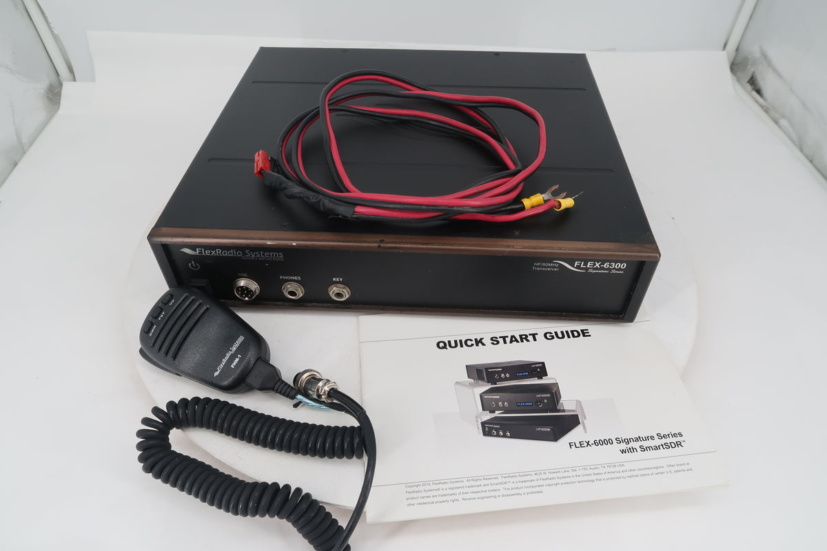 U20278 Used FlexRadio Flex-6300 Signature Series HF/50MHz SDR Transceiver