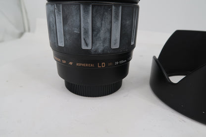 U20284 Used Tamron SP AF 28-105mm f/2.8 & Canon EF-S 18-55mm Lens Kit with iFootage Mini Tripod