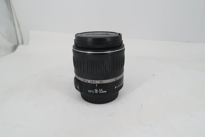 U20284 Used Tamron SP AF 28-105mm f/2.8 & Canon EF-S 18-55mm Lens Kit with iFootage Mini Tripod