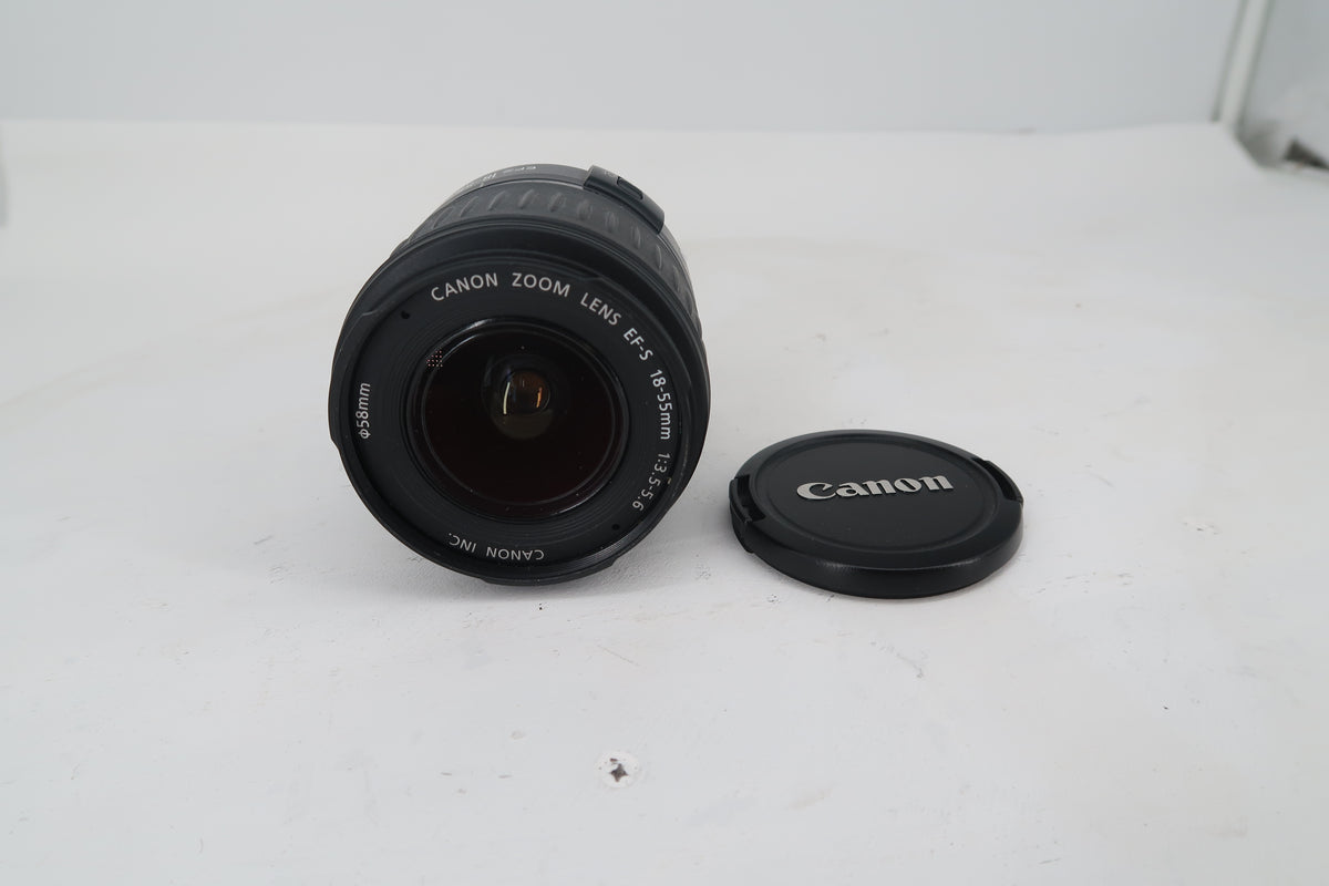 U20284 Used Tamron SP AF 28-105mm f/2.8 & Canon EF-S 18-55mm Lens Kit with iFootage Mini Tripod