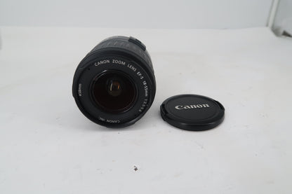 U20284 Used Tamron SP AF 28-105mm f/2.8 & Canon EF-S 18-55mm Lens Kit with iFootage Mini Tripod