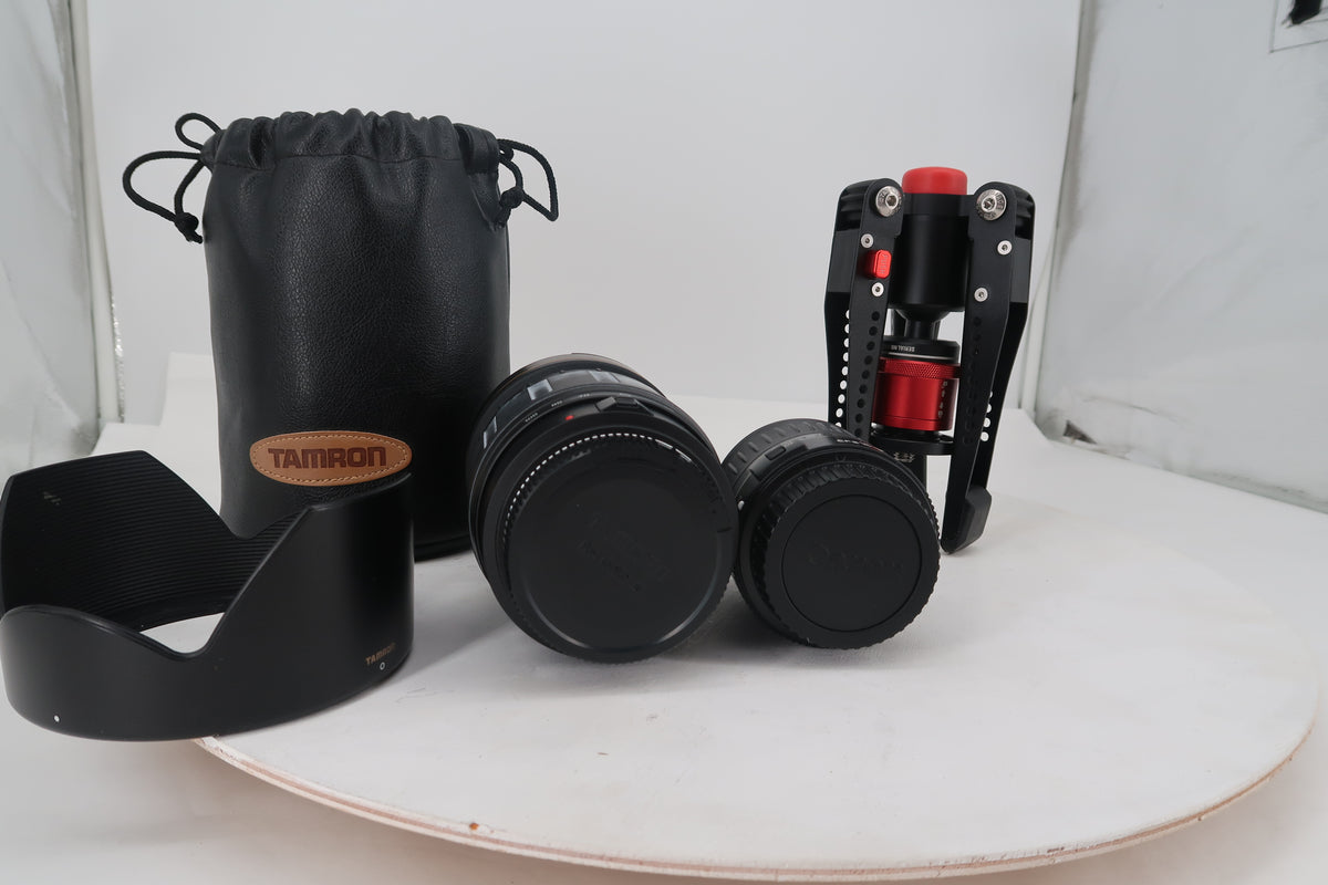 U20284 Used Tamron SP AF 28-105mm f/2.8 & Canon EF-S 18-55mm Lens Kit with iFootage Mini Tripod