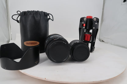 U20284 Used Tamron SP AF 28-105mm f/2.8 & Canon EF-S 18-55mm Lens Kit with iFootage Mini Tripod
