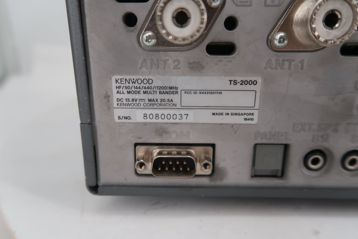 U20294 Used Kenwood TS-2000 All Mode Multi-Band Transceiver