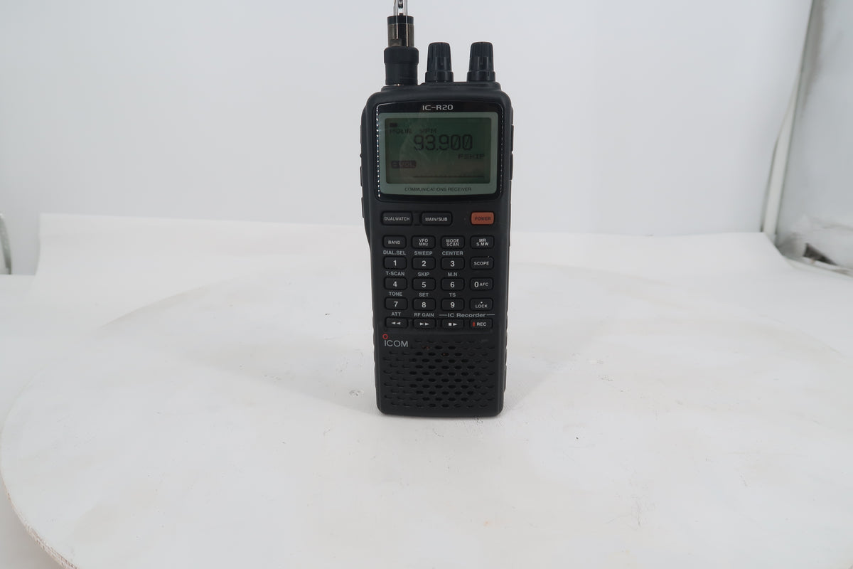 U20295 Used ICOM IC-R20 Handheld Wideband Communications Receiver (.15-3305MHz - Blocked Version)