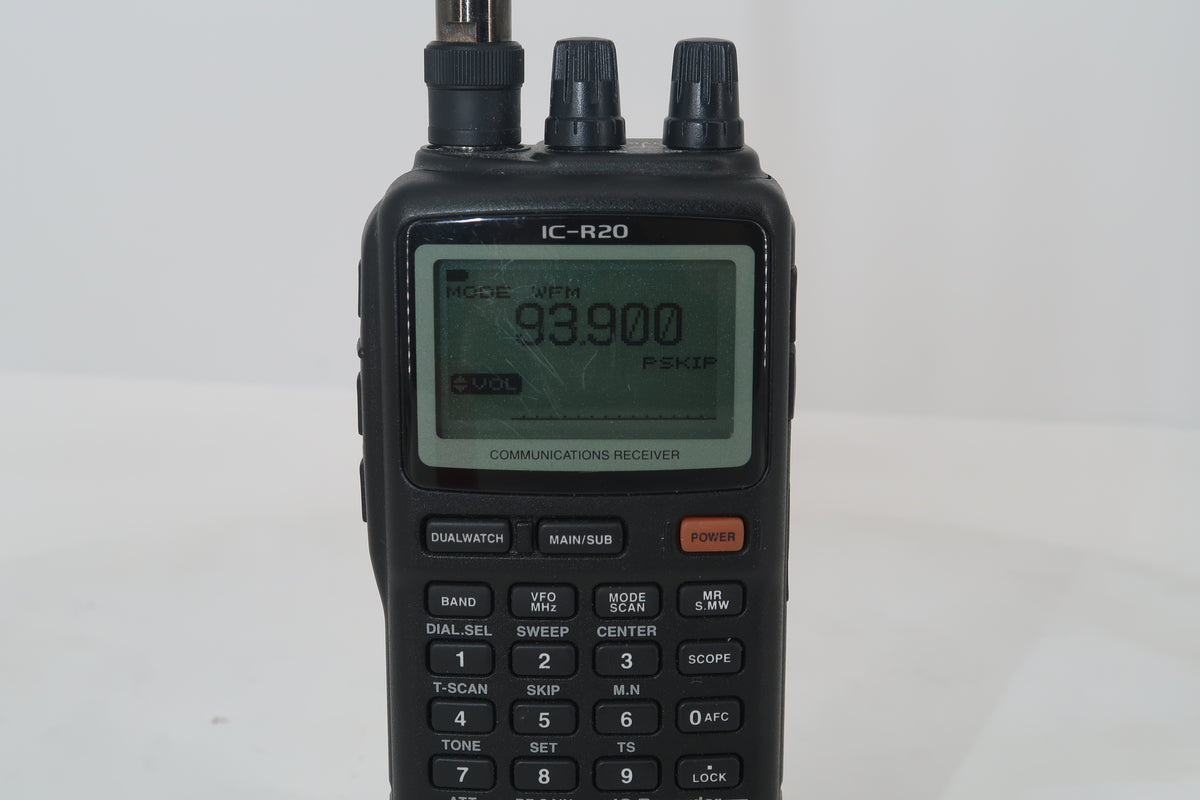 U20295 Used ICOM IC-R20 Handheld Wideband Communications Receiver (.15-3305MHz - Blocked Version)