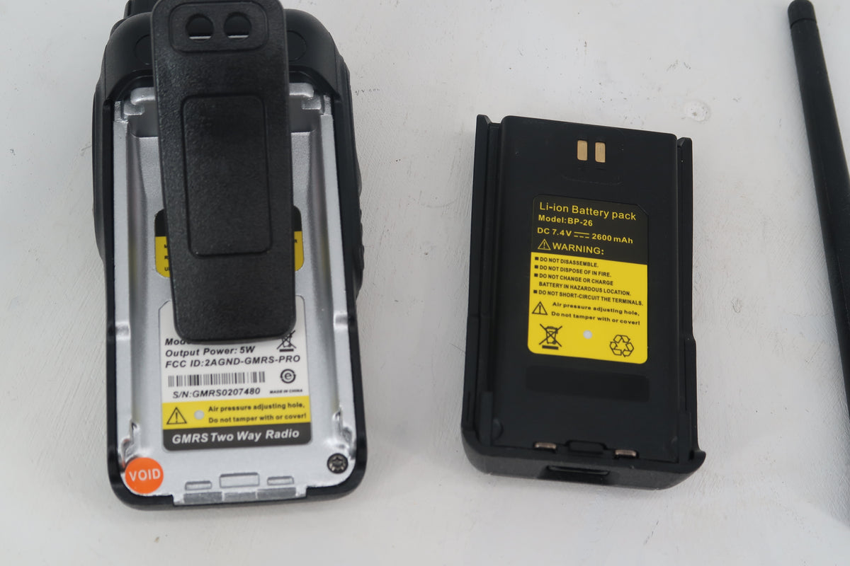 U20298 Used BTECH GMRS-Pro Handheld GMRS Radio