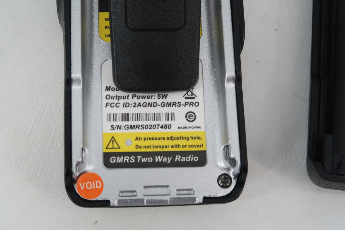 U20298 Used BTECH GMRS-Pro Handheld GMRS Radio