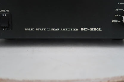 U20318 Used ICOM IC-2KL 500W Linear Amplifier w/10-12M Conversion & IC-2KLPS Power Supply Station