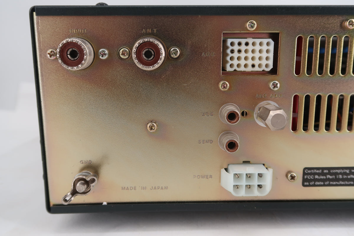 U20318 Used ICOM IC-2KL 500W Linear Amplifier w/10-12M Conversion & IC-2KLPS Power Supply Station