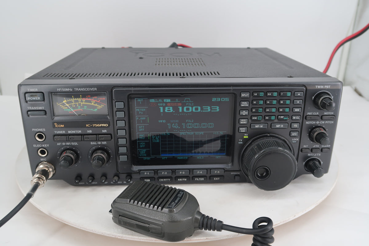 U20319 Used ICOM IC-756 Pro HF/50MHz All Band Transceiver