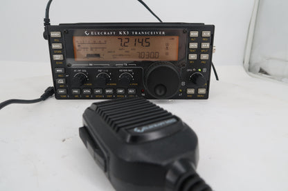 U20323 Used Elecraft KX3 HF/50MHz All-Mode 10W Transceiver & PX3 Panadapter in Elecraft Carrying Case