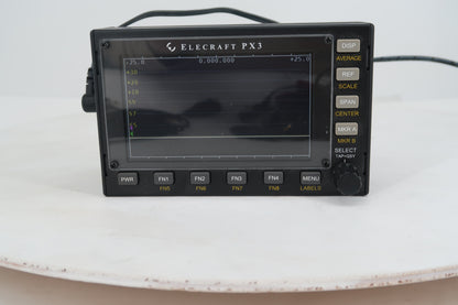 U20323 Used Elecraft KX3 HF/50MHz All-Mode 10W Transceiver & PX3 Panadapter in Elecraft Carrying Case