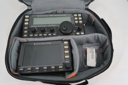 U20323 Used Elecraft KX3 HF/50MHz All-Mode 10W Transceiver & PX3 Panadapter in Elecraft Carrying Case