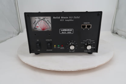 U20326 Used Ameritron AL-600 Solid State 600W Amplifier & AL-600PS Heavy-Duty Power Supply