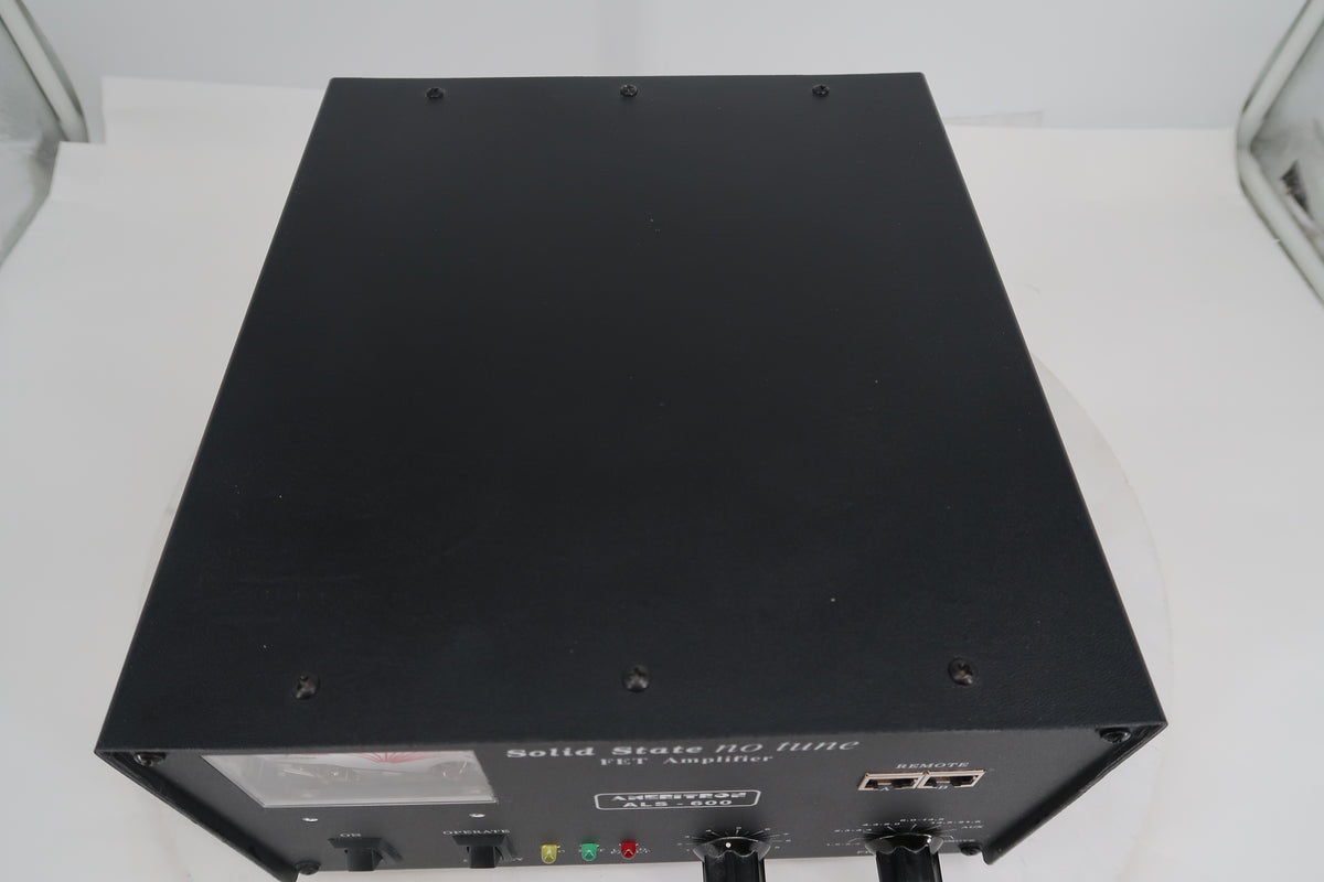 U20326 Used Ameritron AL-600 Solid State 600W Amplifier & AL-600PS Heavy-Duty Power Supply