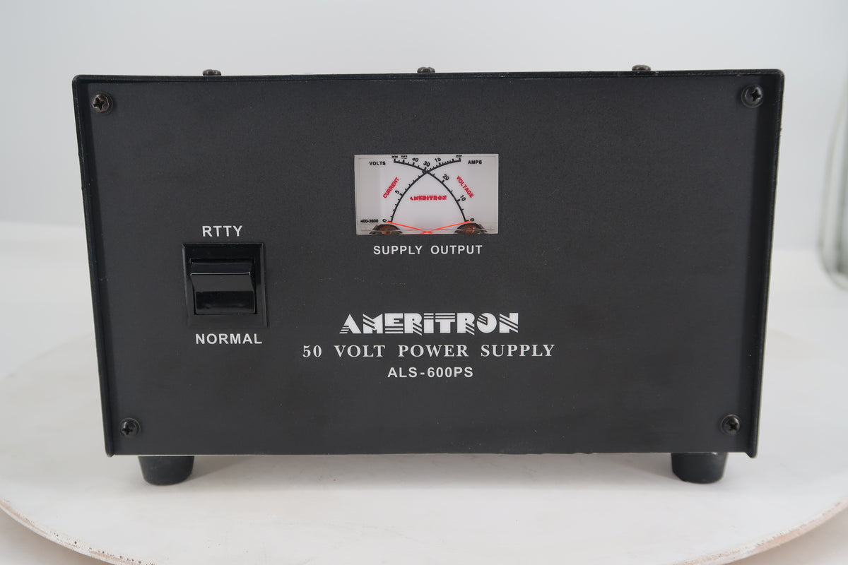 U20326 Used Ameritron AL-600 Solid State 600W Amplifier & AL-600PS Heavy-Duty Power Supply