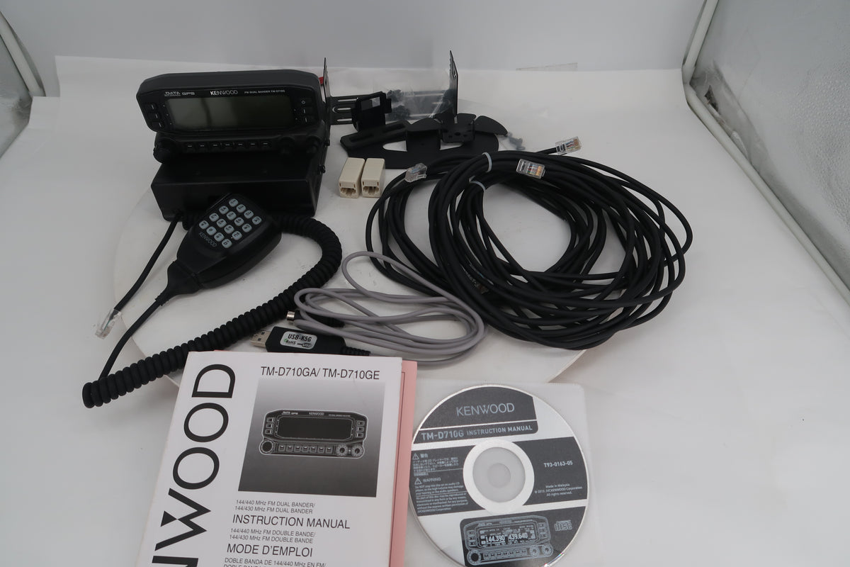 U20331 Used Kenwood TM-D710GA 144/440MHz Dual Band FM Transceiver w/Built-In GPS & TNC