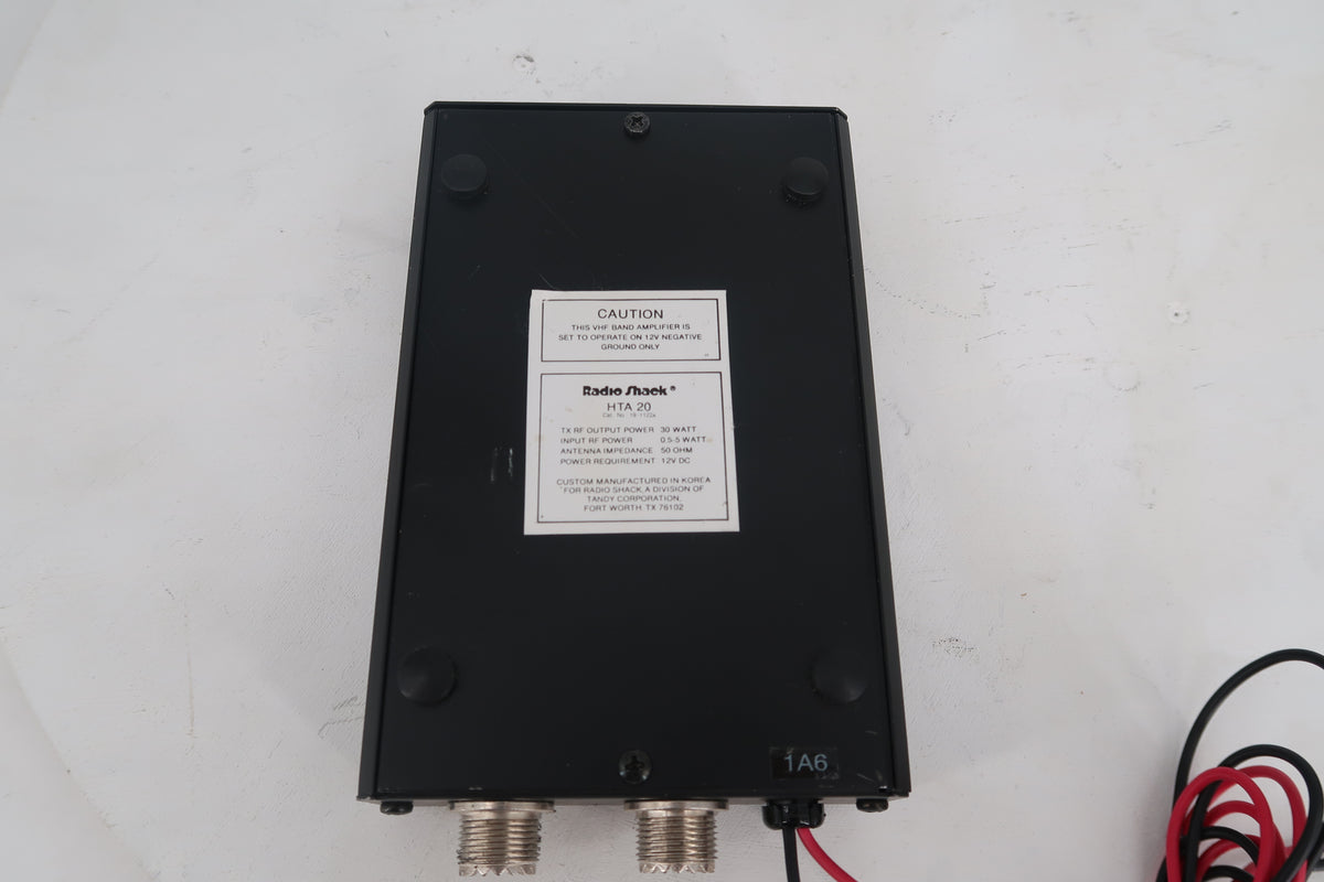 U20333 Used RadioShack 2M Power Amplifier 12V 30W Model: HTA20