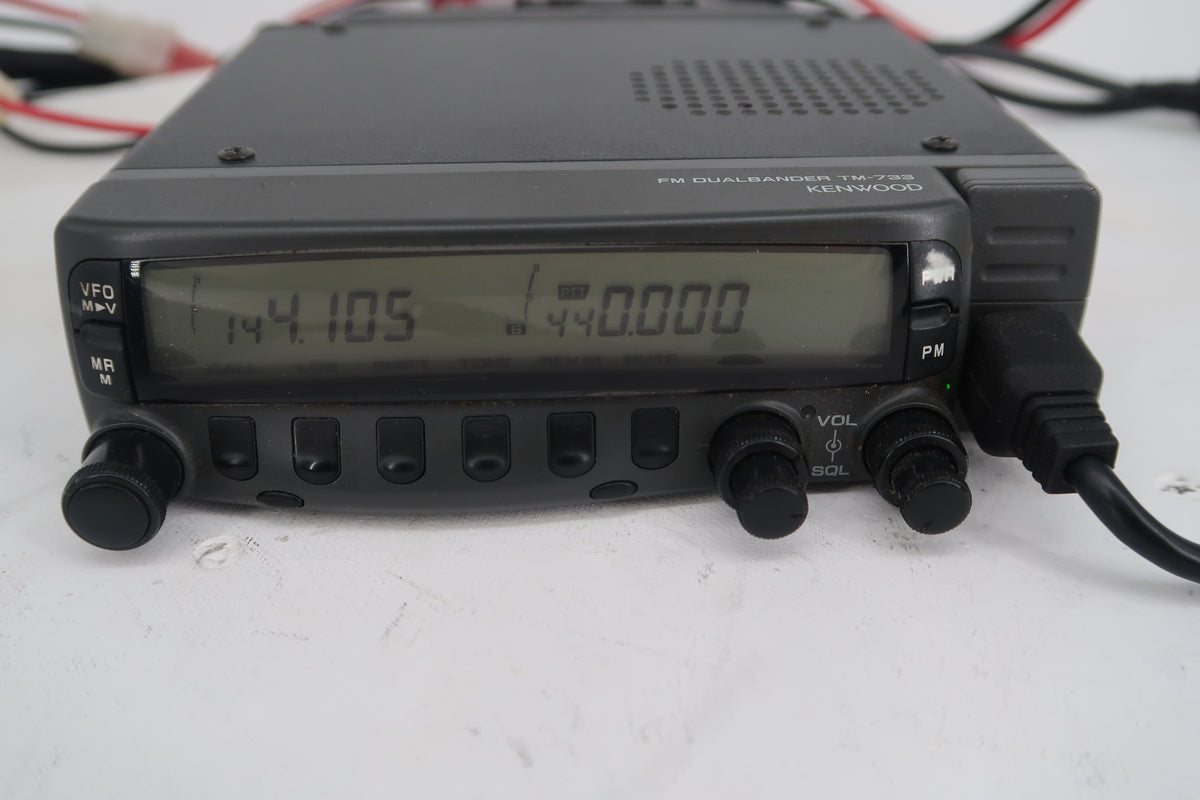 U20334 Used Kenwood TM-733A VHF/UHF 50W-2m/35W-440 FM Transceiver