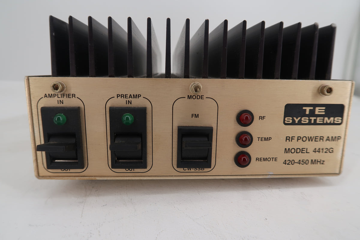 U20338 Used TE Systems 4412G UHF 100W Linear Amplifier 15-20 Watts in Max