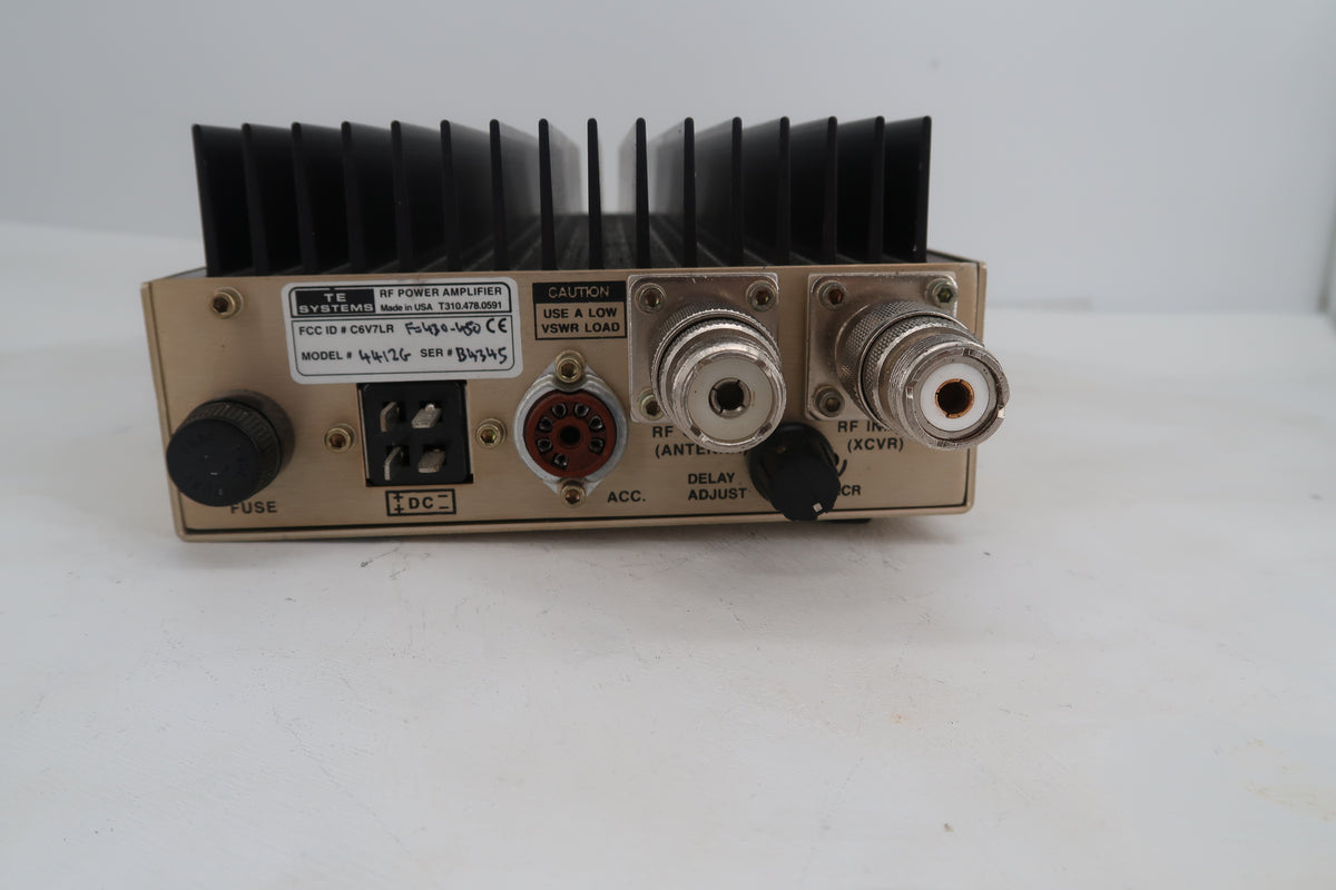 U20338 Used TE Systems 4412G UHF 100W Linear Amplifier 15-20 Watts in Max