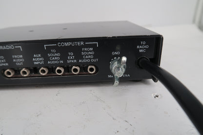 U20341 AS IS, Untested  MFJ Deluxe Sound Card Radio Interface MFJ-1279