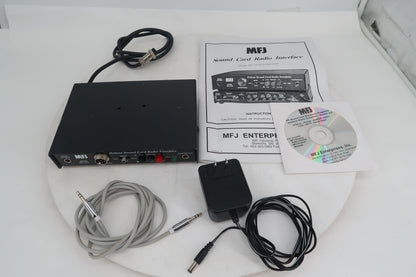 U20341 AS IS, Untested  MFJ Deluxe Sound Card Radio Interface MFJ-1279