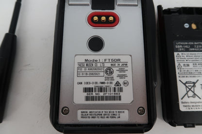 U20342 Used Yaesu FT5DR C4FM/FM 144/430MHz Dual Band Digital Handheld Transceiver