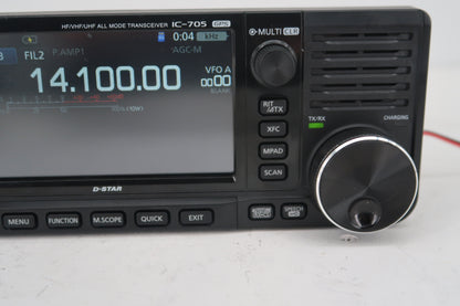 U20345 Used ICOM IC-705 HF/50/144/430MHz All-Mode w/D-STAR 10W QRP Transceiver