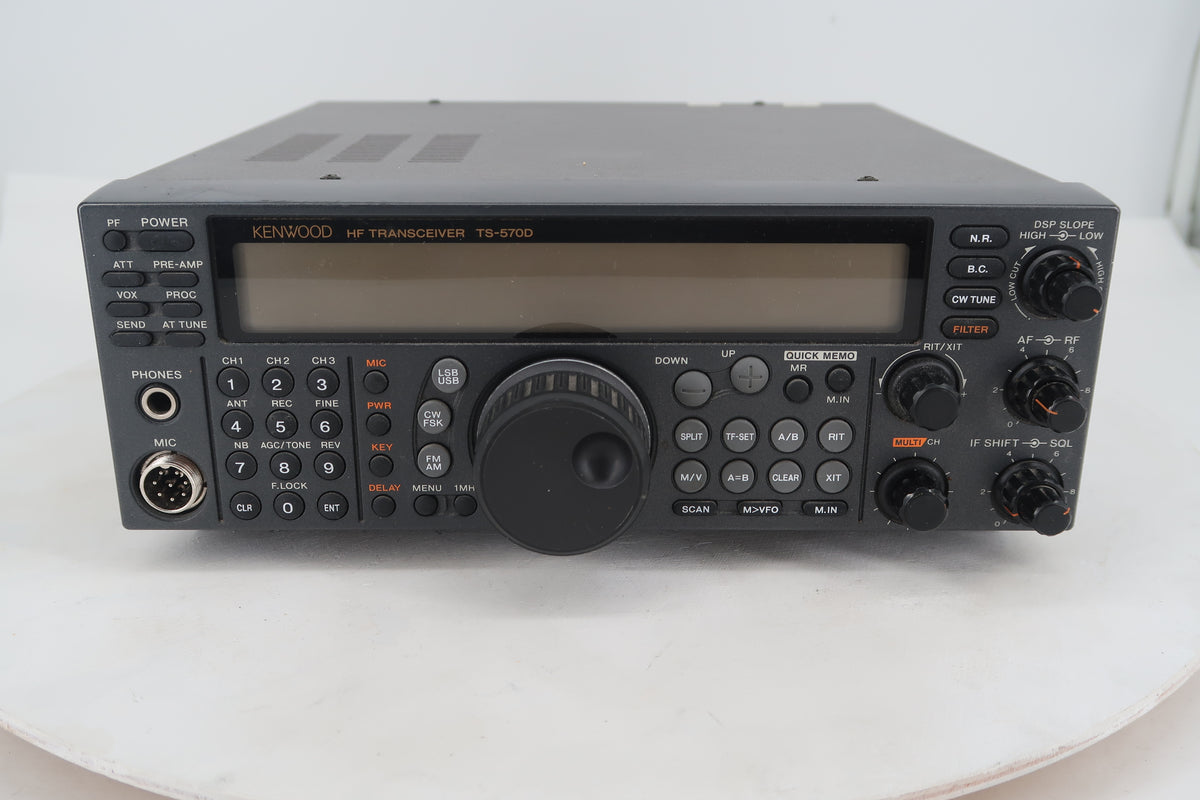 U20349 AS-IS Kenwood TS-570D HF/50MHz 100W Transceiver - Does NOT Power On