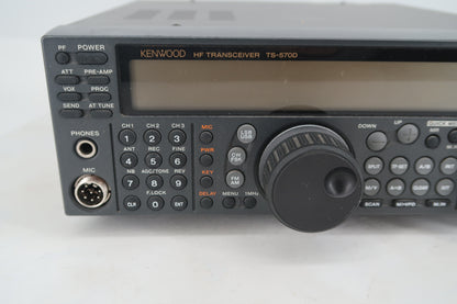 U20349 AS-IS Kenwood TS-570D HF/50MHz 100W Transceiver - Does NOT Power On
